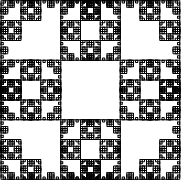 \begin{tikzpicture*}
  \begin{luacode}
    function lind(start, rules, n, syntax)
       local tmp = start
       local ret = 
       for i=1,n do
          ret = 
          for c in tmp:gmatch(.) do
             if rules[c] == nil then
                 ret = ret .. c
             else
                 ret = ret .. rules[c]
             end
          end
          tmp = ret
       end
       ret = {}
       for c in tmp:gmatch(.) do
          if syntax[c] == nil then
    	      tex.error(Unknown syntax:  .. c)
          else
    	 table.insert(ret, syntax[c])
          end
       end
       return ret
    end
  \end{luacode}
  
  \begin{luacode}
    function createGensymCounter()
      local count = 0
  
      local inc = function()
        count = count + 1
        local ret = gensym .. count
        return ret
      end
  
      local curr = function()
        local ret = gensym .. count
        return ret
      end
  
      return inc, curr
    end
  
    function turtle(commands)
      local dir = 0
      local gensymInc, gensymCurr = createGensymCounter()
      for i, cmd in ipairs(commands) do
        if cmd.command == forward then
          tex.print([[\noexpand\draw (]] .. gensymCurr() .. ) -- coordinate[pos=1] ( .. gensymInc() .. ) +( .. dir .. :.. cmd.dist ..);)
        elseif cmd.command == turnL then
          dir = math.mod(dir + cmd.angle, 360)
        elseif cmd.command == turnR then
          dir = math.mod(dir - cmd.angle, 360)
        else
          tex.error(Unknown turtle command:  .. cmd)   
          print(Turtle command=  .. cmd.command)
        end
      end
    end
  \end{luacode}
  
  \newcommand\LSystem[4]{
    \luaexec{
      turtle(lind(#1, {#2}, #3, {#4}))
    }
  }
  
  \newcommand\turtleForward[1]{{command=forward, dist=#1}}
  \newcommand\turtleTurnL[1]{{command=turnL, angle=#1}}
  \newcommand\turtleTurnR[1]{{command=turnR, angle=#1}}
  \newcommand\LSInitial[1]{#1}
  \newcommand\LSExpansion[1]{#1}

  \LSystem{\LSInitial{FlFlFlF}}
          {F=\LSExpansion{FFlFlFlFlFF}}
          {4}
          {F=\turtleForward{0.04},
           l=\turtleTurnL{90},
           r=\turtleTurnR{90}}
\end{tikzpicture*}
